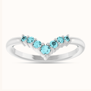 Graduated V Ring blue