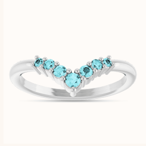 Graduated V Ring blue