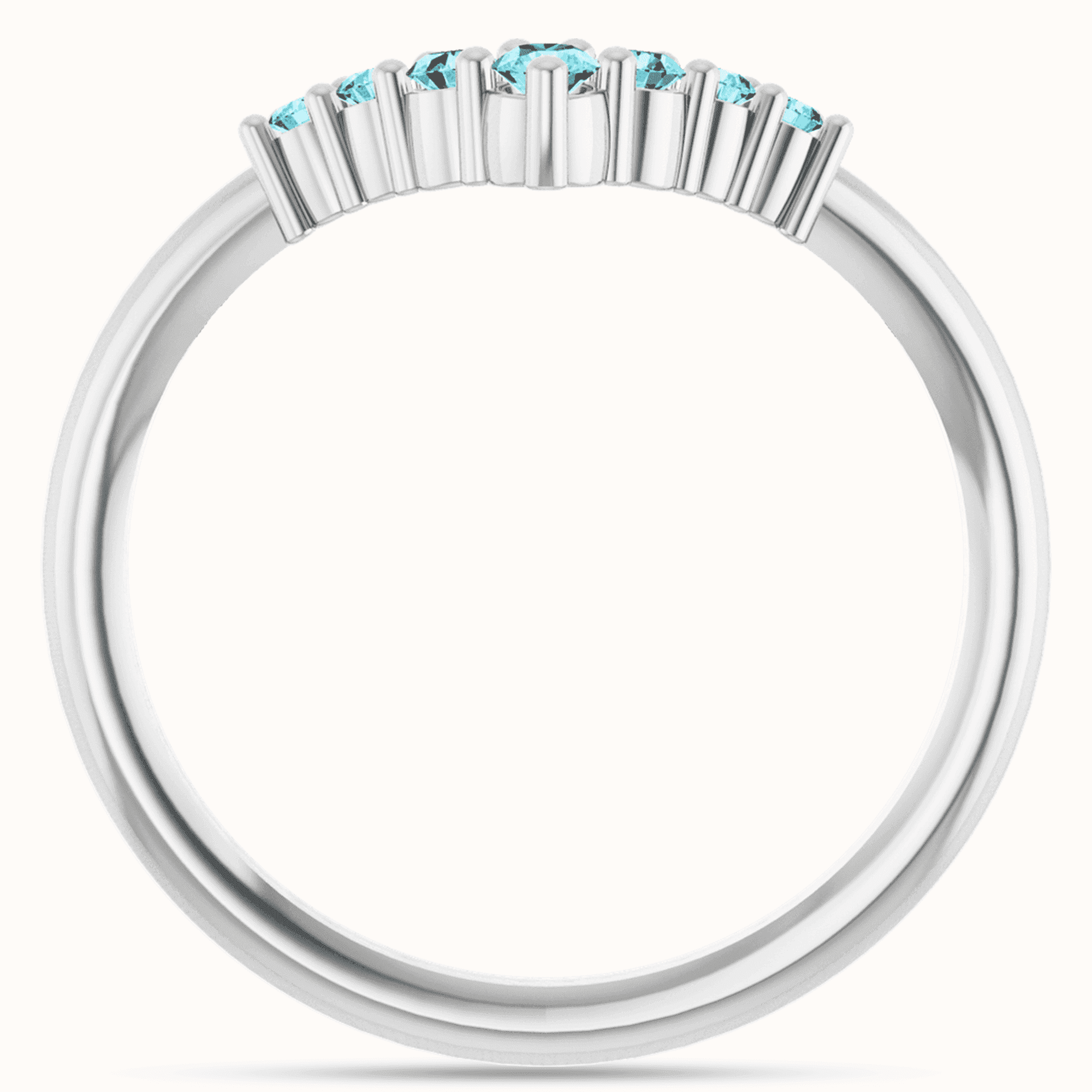 Graduated V Ring blue