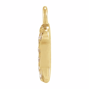 Diamond Dog Bone Dangle