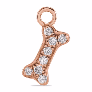 Diamond Dog Bone Dangle
