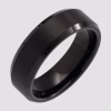Black Tungsten Wedding Band