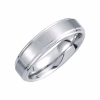 Exquisite Comfort-Fit Tungsten Wedding Band – Sleek Stepped-Edge Ring