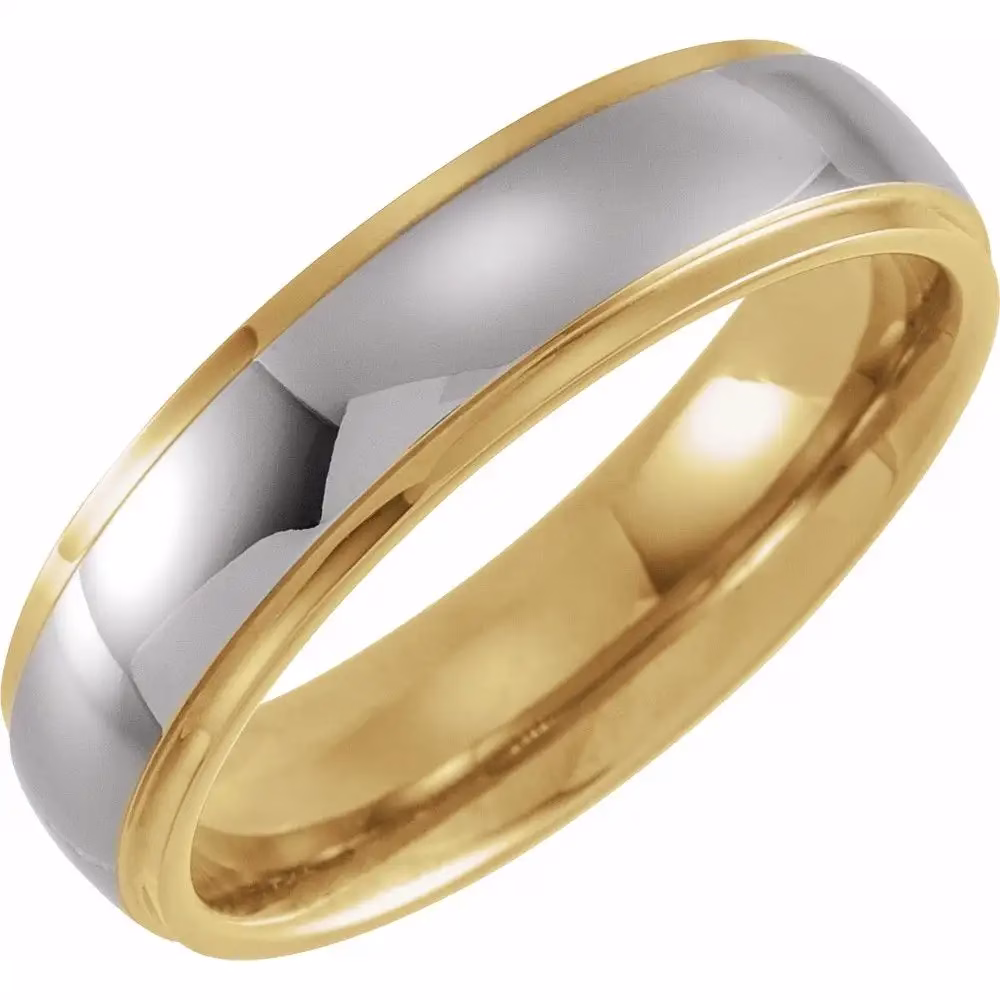 TAR52130_607_P_262600266 Tungsten 18K Gold Inlay Ring